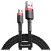 USB-кабель Baseus Cafule Special Edition 1.5A (2m) (MicroUSB) (Красный/Чёрный) CAMKLF-C91