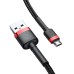 USB-кабель Baseus Cafule Special Edition 1.5A (2m) (MicroUSB) (Красный/Чёрный) CAMKLF-C91