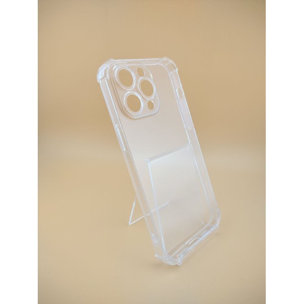 Силікон 6D Apple iPhone 14 Pro Max (ShutCam) (Прозорий)