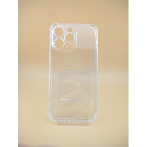 Силікон 6D Apple iPhone 14 Pro Max (ShutCam) (Прозорий)