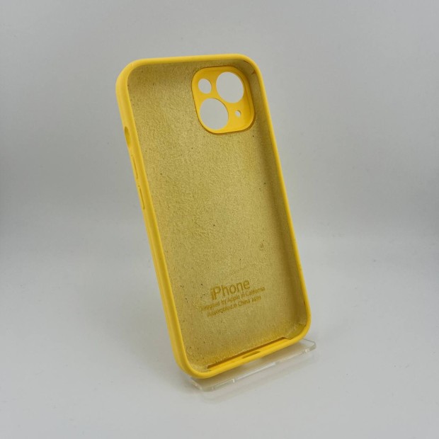 Силіконовий чохол Original RoundCam для Apple iPhone 14 (13) Жовтий