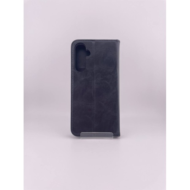 Leather Flip Case Elegant for Samsung Galaxy A25 (Black)