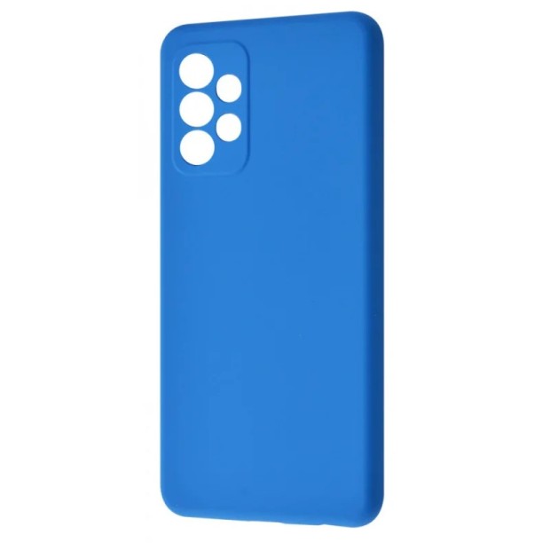 Силіконовий чохол Original Samsung Galaxy A52 (ShutCam) (Кобальт)