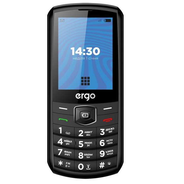 Мобильный телефон Ergo E285 Dual Sim Black