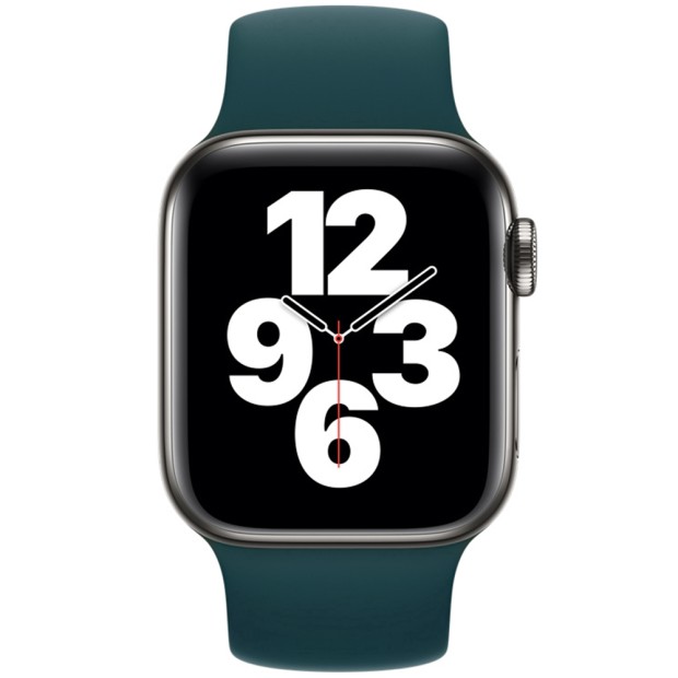 Ремешок Silicone Apple Watch Solo Loop (S) 42 / 44 mm (Cyprus Green)
