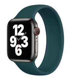 Ремінець Силіконовий Apple Watch Solo Loop (S) 42  /  44 мм (Кіпрський Зелений)