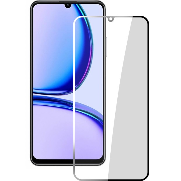 Защитное стекло 5D Standard Realme C11 Black