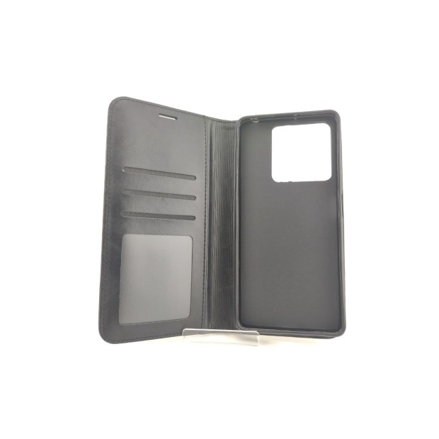 Case-book Leather Elegant Xiaomi Redmi Note 13 5G (Black)