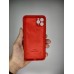 Силіконовий оригінальний чохол RoundCam для Apple iPhone 11 Pro Max (червоний, Китай)