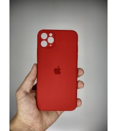 Силіконовий оригінальний чохол RoundCam для Apple iPhone 11 Pro Max (червоний, К..