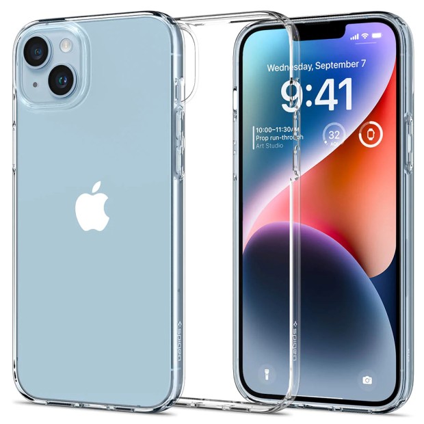 Силіконовий чохол Virgin Case для Apple iPhone 14 (Прозорий)