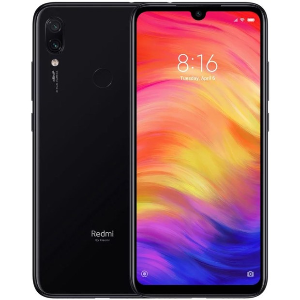 Мобільний телефон Xiaomi Redmi Note 7 4 / 64Gb (Sim) (Чорний) (Грейд B) Б / У