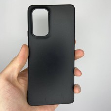 Силіконовий графітовий чохол для Samsung Galaxy A53 (чорний)