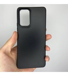 Силіконовий графітовий чохол для Samsung Galaxy A53 (чорний)