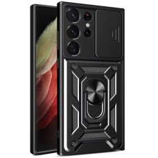 Бронь-чехол Ring Serge Armor Case Samsung Galaxy S25 Ultra (ShutCam) (Чёрный)