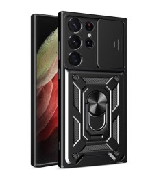 Чохол-книжка Ring Serge Armor Case Samsung Galaxy S25 Ultra (ShutCam) (Чорний)