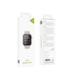 Смарт-годинник Borofone BD10 Smart (версія з дзвінками) (Сріблястий)