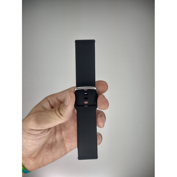 Ремінець для смарт-годинника універсальний 22мм Original Design (Чорний) Ремінець для смарт-годинника універсальний 22мм Original Design (Чорний)