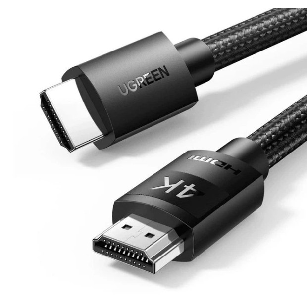 Кабель UGREEN HD119 HDMI - HDMI 4K Braid (10m) (Black) (40104)