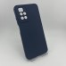 Силіконовий чохол Original Xiaomi Redmi 10 (ShutCam) (Темно-синій)