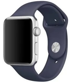 Ремінець для Apple Watch з силікону 42  /  44  /  49 мм (42) Shadow Blue