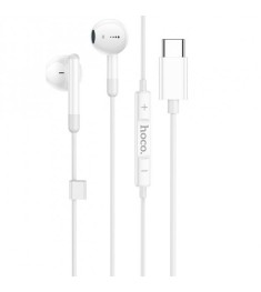 Проводные наушники-гарнитура вкладыши Hoco M93 (Type-C) (Белый) Проводные наушники-гарнитура вкладыши Hoco M93 (Type-C) (Белый)