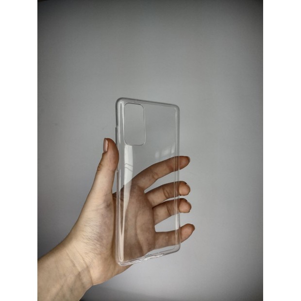 Силіконовий чохол WS для Samsung Galaxy S20 FE (Прозорий)