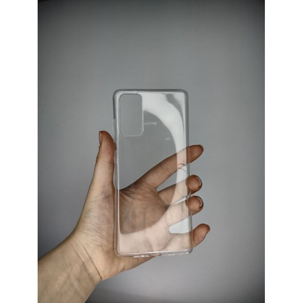 Силіконовий чохол WS для Samsung Galaxy S20 FE (Прозорий)