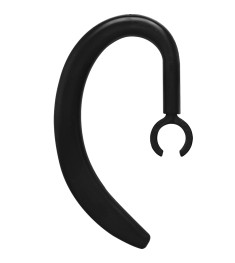 Дужка заушная силиконово-пластиковая для Bluetooth-гарнитуры (8мм) (чёрная)