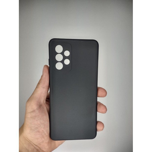 Силикон Original Samsung Galaxy A52 (ShutCam) (Чёрный)