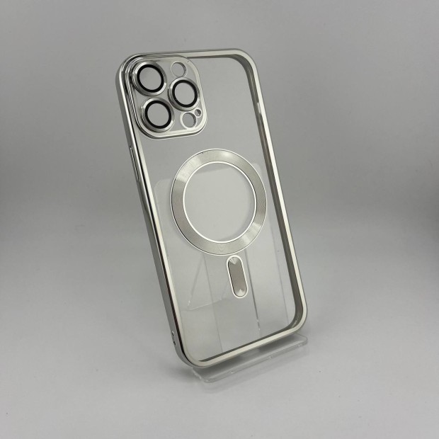 Чохол UMKU Shining з MagSafe для Apple iPhone 13 Pro Max (Сріблястий)