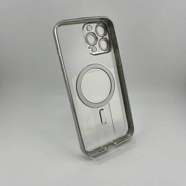 Чохол UMKU Shining з MagSafe для Apple iPhone 13 Pro Max (Сріблястий)
