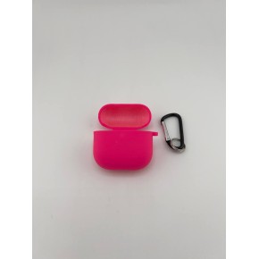 Чехол для наушников Full Silicone Case with Microfiber Apple AirPods 3 (31) Barbie Pink