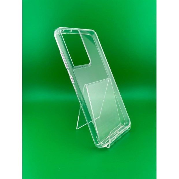 Силіконовий чохол Space Case для Samsung Galaxy S21 Ultra (Прозорий)