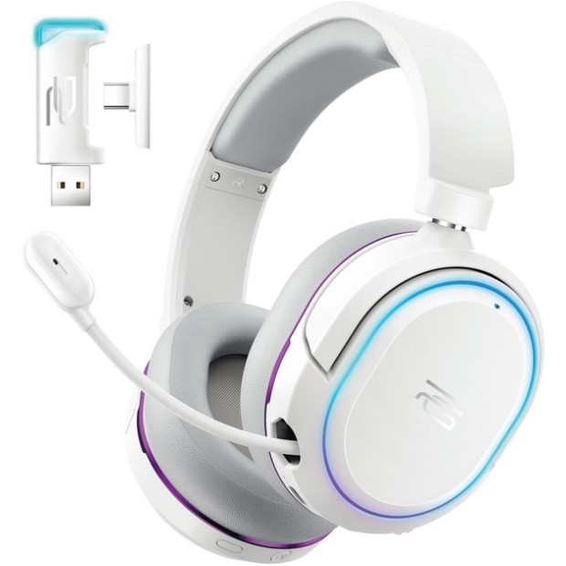 Бездротові ігрові накладні навушники-гарнітура Proove Gaming Rapture (Білі) GHRP00010002 Бездротові ігрові накладні навушники-гарнітура Proove Gaming Rapture (Білі) GHRP00010002