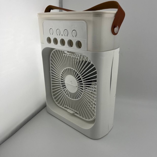 Настільний вентилятор-зволожувач Mini Cooling Fan LED (Білий) (Уціненка) (3 Категорія)