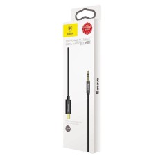 Кабель AUX Baseus Yiven Audio Cable Type-C - 3.5mm (1.2m) (Чорний) CAM01-01