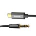 Кабель AUX Baseus Yiven Audio Cable Type-C - 3.5mm (1.2m) (Чорний) CAM01-01