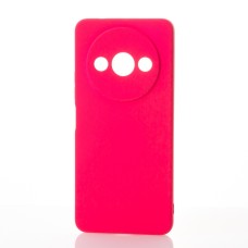 Силіконовий чохол Original Xiaomi Redmi A3  /  A3X  /  Poco C61 (ShutCam) (Малиновий)