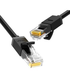 Патч-корд UGREEN NW102 Cat.6 (0.5 м) (чорний)