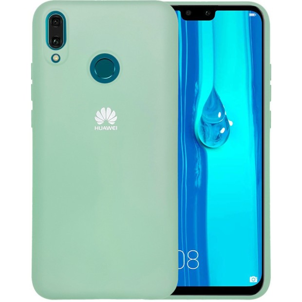 Силіконовий чохол Original 360 Case Logo для Huawei Y9 (2019) (Бірюзовий)