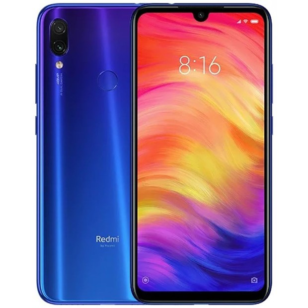 Мобільний телефон Xiaomi Redmi Note 7 4 / 128ГБ (Neptune Blue) (Клас A-) Вживаний