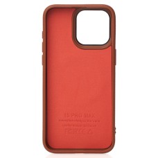 Накладка Beats Leather Textured MagSafe Apple iPhone 13 (Desert Titanium)