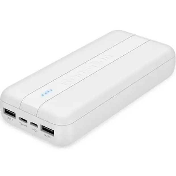Зовнішній акумулятор Powerbank Reinston EPB028 20000mAh (Білий)