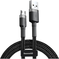 USB-кабель Baseus Cafule Special Edition 2A (3m) (MicroUSB) (Чёрный/Серый) CAMKLF-HG1