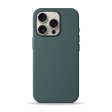 Силикон Original Round Case Apple iPhone 16 Pro Max (73) Forest Green