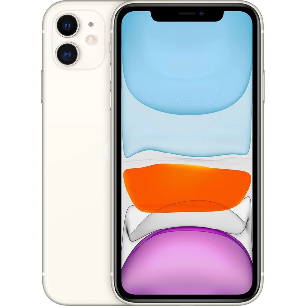 Мобільний телефон Apple iPhone 11 128Gb (White) (Grade A) 100% Б / У O