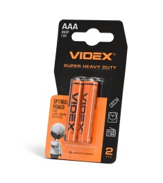 Батарейка Videx R03P AAA (2шт)