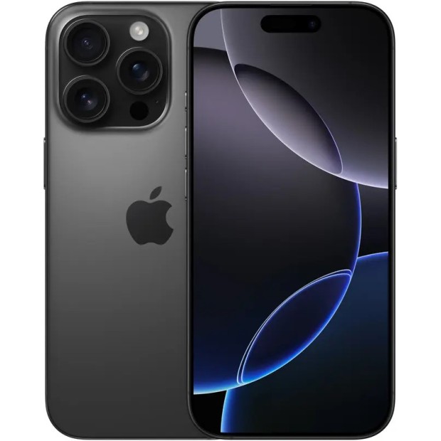 Мобільний телефон Apple iPhone 16 Pro 128Gb (Black Titanium) (Grade A+) 99% Б / У O