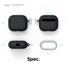 Чехол для наушников Full Silicone Case with Microfiber Apple AirPods (02) Ultra Violet